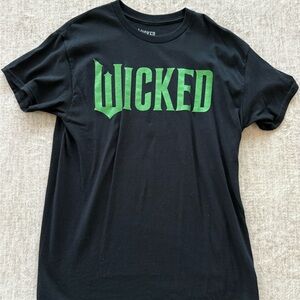 Black T-Shirt with Green Wicked shirt